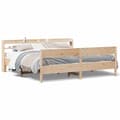 Miniatyrbillede 1 af 11: vidaXL sengeramme uden madras 180x200 cm massivt fyrretræ
