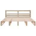 Miniatyrbilde 5 av 11: vidaXL Sengeramme uten madrass 180x200 cm heltre furu
