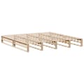 Miniatyrbilde 6 av 11: vidaXL Sengeramme uten madrass 180x200 cm heltre furu