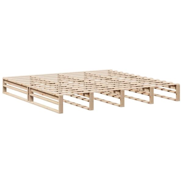 vidaXL Sengeramme uten madrass 180x200 cm heltre furu