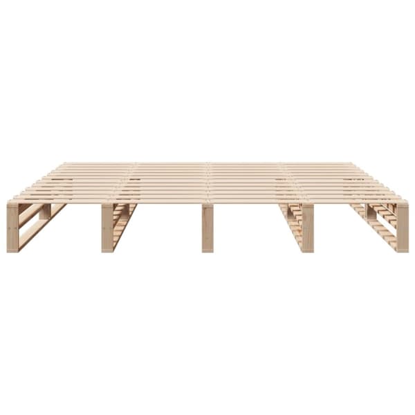 vidaXL Sengeramme uten madrass 180x200 cm heltre furu