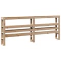 Miniatyrbilde 8 av 11: vidaXL Sengeramme uten madrass 180x200 cm heltre furu
