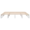 Miniatyrbilde 7 av 11: vidaXL Sengeramme uten madrass hvit 180x200 cm heltre furu