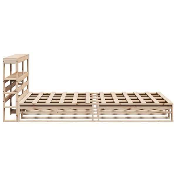 vidaXL Sengeramme uten madrass 120x190 cm heltre furu