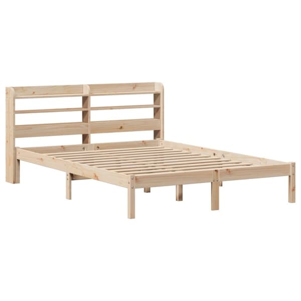 vidaXL Sengeramme uten madrass 120x200 cm heltre furu