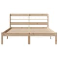 Miniatyrbilde 5 av 11: vidaXL Sengeramme uten madrass 120x200 cm heltre furu