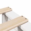 Miniatyrbilde 10 av 11: vidaXL Sengeramme uten madrass hvit 150x200 cm heltre furu