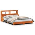 Miniatyrbilde 3 av 11: vidaXL Sengeramme uten madrass voksbrun 120x190 cm heltre furu
