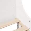 Miniatyrbilde 10 av 11: vidaXL Sengeramme uten madrass hvit 135x190 cm heltre furu