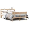 Miniatyrbilde 3 av 11: vidaXL Sengeramme uten madrass 140x190 cm heltre furu