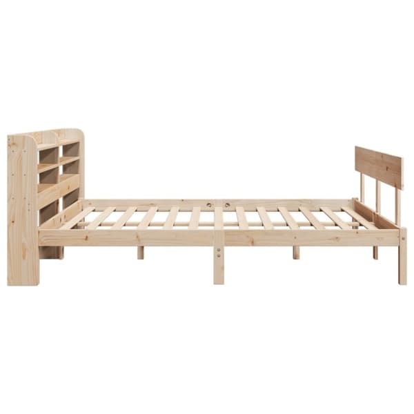 vidaXL Sengeramme uten madrass 140x190 cm heltre furu