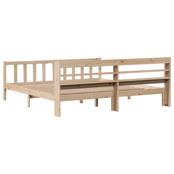 vidaXL Sengeramme uten madrass 180x200 cm heltre furu