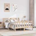 Miniatyrbilde 2 av 11: vidaXL Sengeramme uten madrass 120x200 cm heltre furu