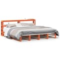 Miniatyrbilde 3 av 11: vidaXL Sengeramme uten madrass voksbrun 180x200 cm heltre furu