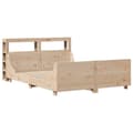 Miniatyrbilde 4 av 11: vidaXL Sengeramme uten madrass 120x200 cm heltre furu