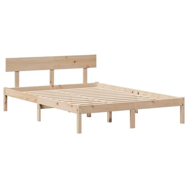 vidaXL Sengeramme uten madrass 160x200 cm heltre furu