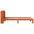 Miniatyrbilde 8 av 11: vidaXL Sengeramme uten madrass voksbrun 90x200 cm heltre furu