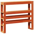 Miniatyrbilde 7 av 11: vidaXL Sengeramme uten madrass voksbrun 90x190 cm heltre furu