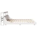 Miniatyrbillede 6 af 11: vidaXL sengeramme uden madras 180x200 cm massivt fyrretræ hvid