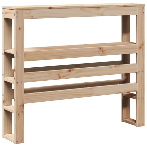 vidaXL sengeramme uden madras 75x190 cm massivt fyrretræ