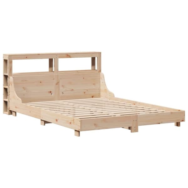 vidaXL sengeramme uden madras 150x200 cm massivt fyrretræ