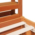 Miniatyrbilde 10 av 11: vidaXL Sengeramme uten madrass voksbrun 120x190 cm heltre furu