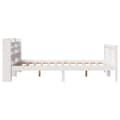 Miniatyrbilde 6 av 11: vidaXL Sengeramme uten madrass hvit 140x190 cm heltre furu
