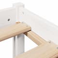 Miniatyrbilde 10 av 11: vidaXL Sengeramme uten madrass hvit 140x190 cm heltre furu
