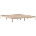 Miniatyrbilde 8 av 11: vidaXL Sengeramme uten madrass 180x200 cm heltre furu