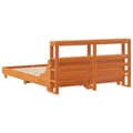 Miniatyrbilde 7 av 11: vidaXL Sengeramme uten madrass voksbrun 120x200 cm heltre furu