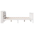 Miniatyrbilde 6 av 11: vidaXL Sengeramme uten madrass hvit 135x190 cm heltre furu