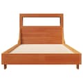 Miniatyrbilde 5 av 11: vidaXL Sengeramme uten madrass voksbrun 90x190 cm heltre furu
