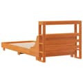 Miniatyrbilde 7 av 11: vidaXL Sengeramme uten madrass voksbrun 90x190 cm heltre furu