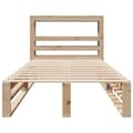 Miniatyrbilde 5 av 11: vidaXL Sengeramme uten madrass 90x200 cm heltre furu