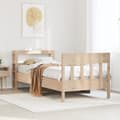 Miniatyrbilde 2 av 11: vidaXL Sengeramme uten madrass 75x190 cm heltre furu