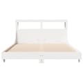 Miniatyrbilde 5 av 11: vidaXL Sengeramme uten madrass hvit 150x200 cm heltre furu