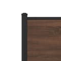 Miniatyrbilde 10 av 11: vidaXL Sengeramme i metall uten madrass brun eik 90x200 cm