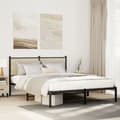 Miniatyrbillede 4 af 11: vidaXL sengeramme uden madras 140x190 cm metal sonoma-eg