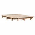 Miniatyrbilde 3 av 10: vidaXL Sengeramme uten madrass 150x200 cm heltre furu