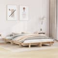 Miniatyrbilde 4 av 10: vidaXL Sengeramme uten madrass 150x200 cm heltre furu