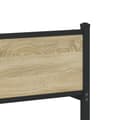Miniatyrbilde 9 av 11: vidaXL Sengeramme i metall uten madrass sonoma eik 100x200 cm