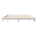 Miniatyrbilde 5 av 10: vidaXL Sengeramme uten madrass hvit 120x200 cm heltre furu
