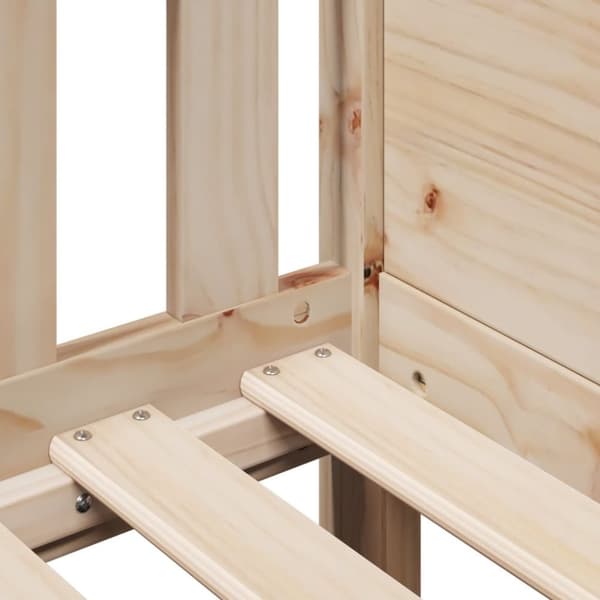 vidaXL Barnesengeramme hus 90x190 cm heltre furu