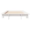 Miniatyrbilde 5 av 10: vidaXL Sengeramme uten madrass hvit 100x200 cm heltre furu
