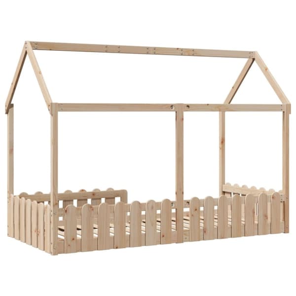 vidaXL sengeramme til husseng 90x190 cm massivt fyrretræ
