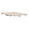 Miniatyrbilde 7 av 10: vidaXL Sengeramme uten madrass hvit 140x190 cm heltre furu