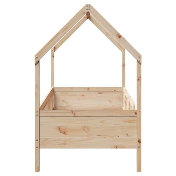 vidaXL sengeramme til husseng 90x200 cm massivt fyrretræ