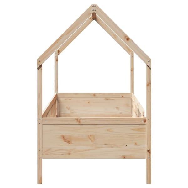 vidaXL sengeramme til husseng 80x200 cm massivt fyrretræ