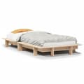 Pikkukuva 3 / 10: vidaXL Sängynrunko ilman patjaa 100x200 cm täysi mänty