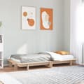 Pikkukuva 2 / 10: vidaXL Sängynrunko ilman patjaa 100x200 cm täysi mänty